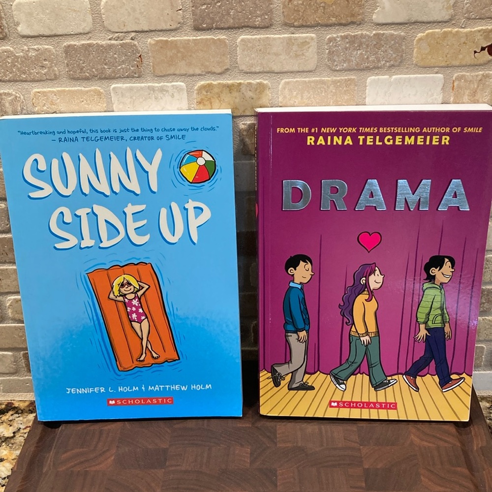 Like New Graphic Novel Set by Raina Telgemeier
